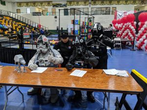 Star Wars Characters keeping score at States
